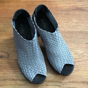 Grey and Black Shoes